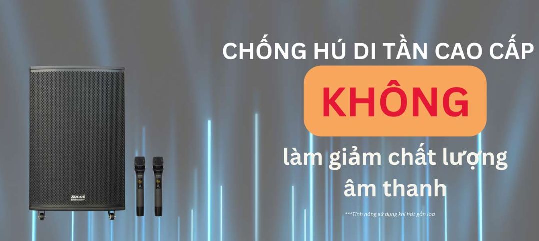 Loaa AUCUS AK1000 chống hú di tần tốt