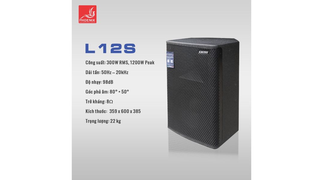 Tổng quan loa LSPRO L12S